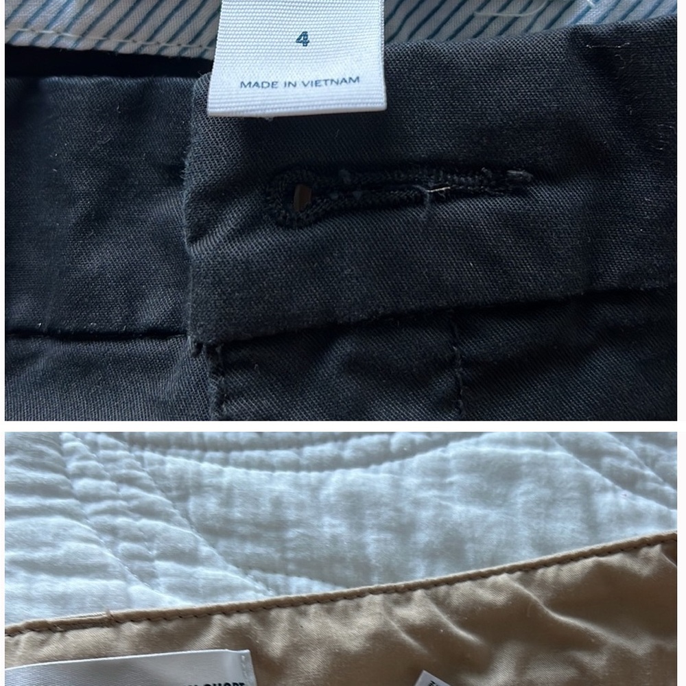Old Navy Women's Black and Tan (2 pair) everyday shorts - Picture 2 of 2